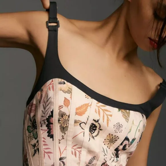 By Anthropologie Sleeveless Printed Midi Dress - Picture 6 of 6